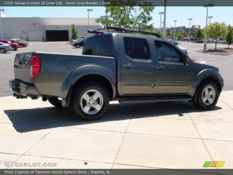 Storm Gray Metallic / Steel 2005 Nissan Frontier LE Crew Cab