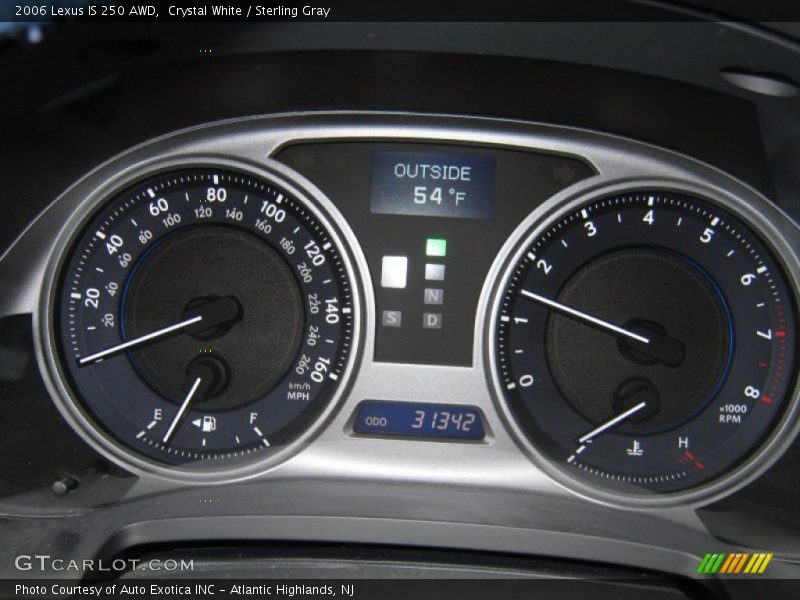 Crystal White / Sterling Gray 2006 Lexus IS 250 AWD