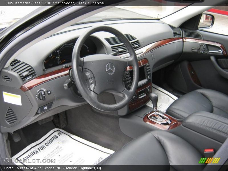 Black / Charcoal 2005 Mercedes-Benz S 500 4Matic Sedan