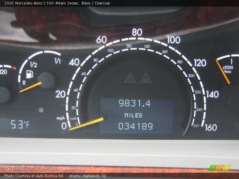Black / Charcoal 2005 Mercedes-Benz S 500 4Matic Sedan