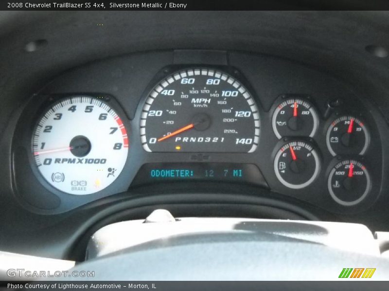 Silverstone Metallic / Ebony 2008 Chevrolet TrailBlazer SS 4x4