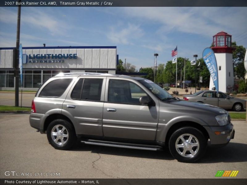 Titanium Gray Metallic / Gray 2007 Buick Rainier CXL AWD