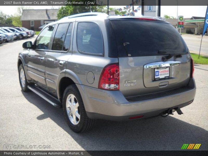 Titanium Gray Metallic / Gray 2007 Buick Rainier CXL AWD