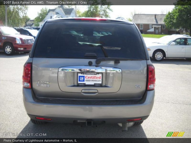 Titanium Gray Metallic / Gray 2007 Buick Rainier CXL AWD