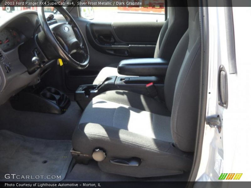 Silver Frost Metallic / Dark Graphite 2003 Ford Ranger FX4 SuperCab 4x4