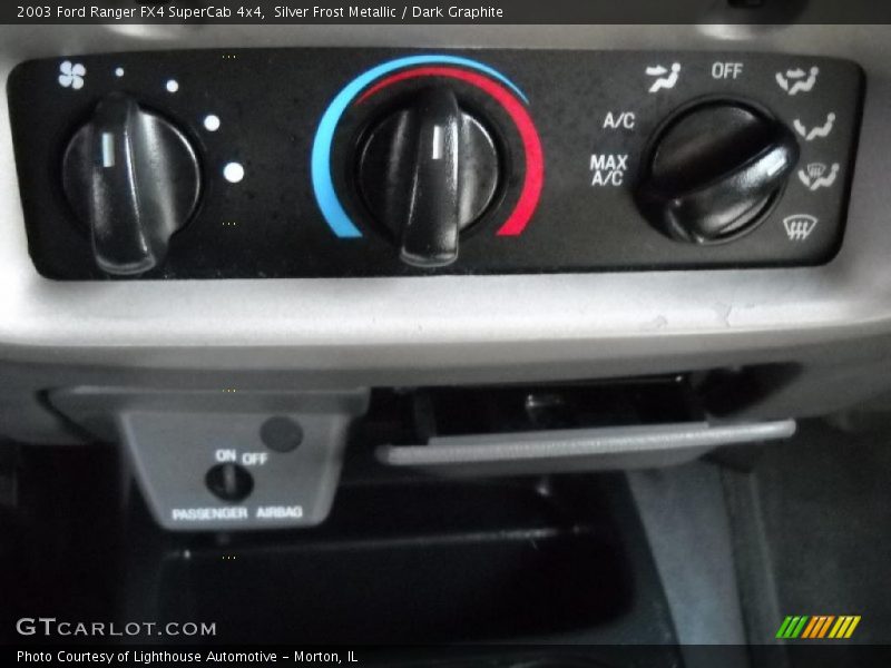 Silver Frost Metallic / Dark Graphite 2003 Ford Ranger FX4 SuperCab 4x4