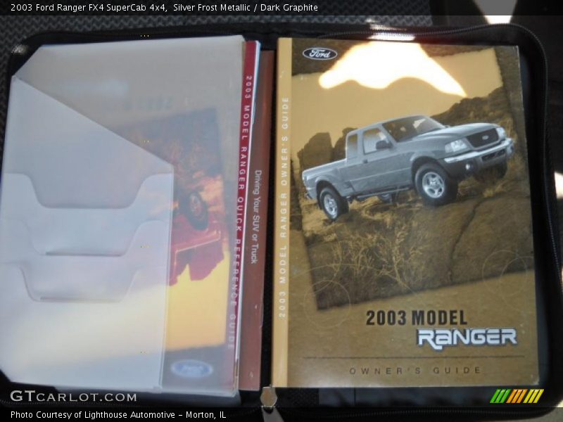 Silver Frost Metallic / Dark Graphite 2003 Ford Ranger FX4 SuperCab 4x4