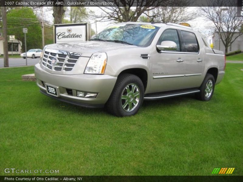 Quicksilver / Ebony/Ebony 2007 Cadillac Escalade EXT AWD