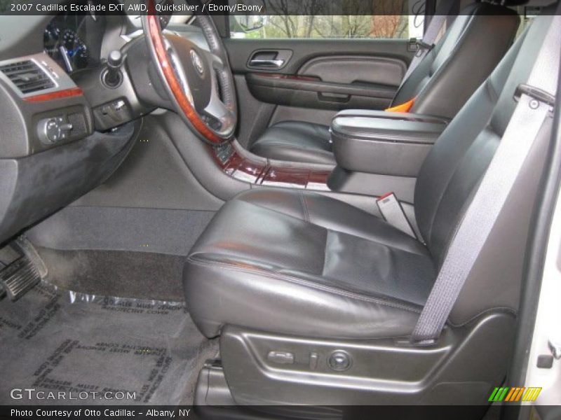 Quicksilver / Ebony/Ebony 2007 Cadillac Escalade EXT AWD