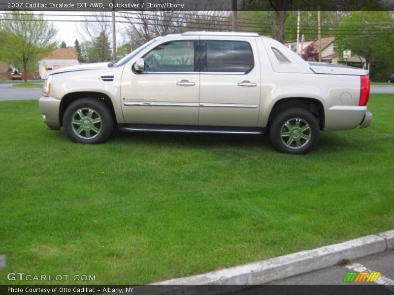Quicksilver / Ebony/Ebony 2007 Cadillac Escalade EXT AWD