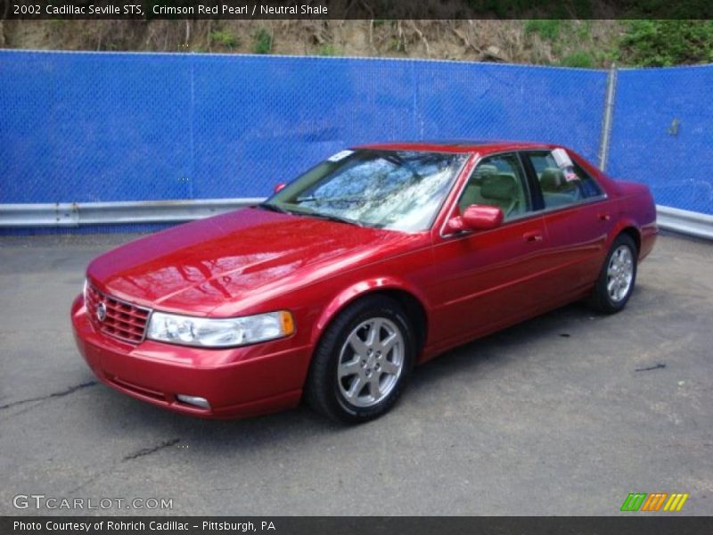 Crimson Red Pearl / Neutral Shale 2002 Cadillac Seville STS