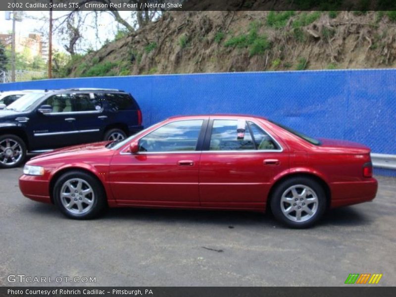 Crimson Red Pearl / Neutral Shale 2002 Cadillac Seville STS
