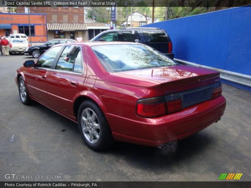 Crimson Red Pearl / Neutral Shale 2002 Cadillac Seville STS