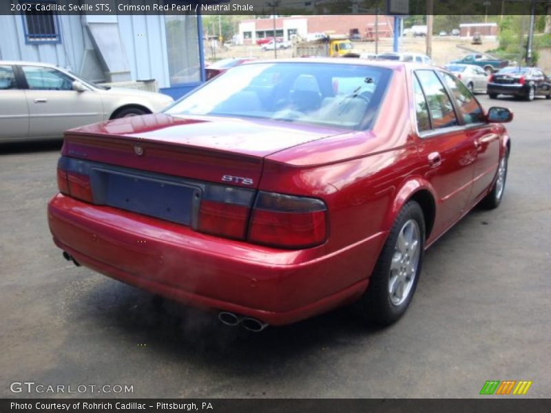 Crimson Red Pearl / Neutral Shale 2002 Cadillac Seville STS