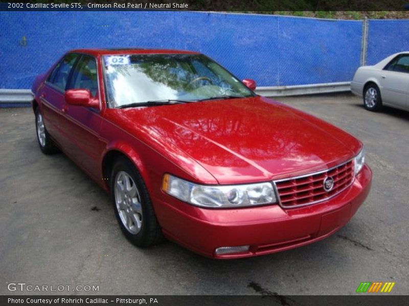 Crimson Red Pearl / Neutral Shale 2002 Cadillac Seville STS