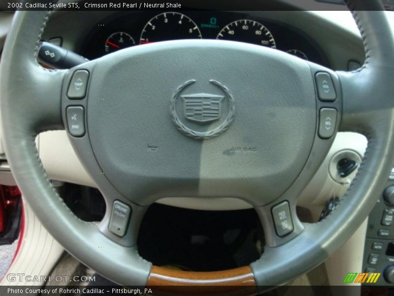 Crimson Red Pearl / Neutral Shale 2002 Cadillac Seville STS