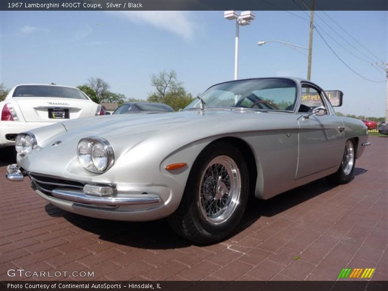 Silver / Black 1967 Lamborghini 400GT Coupe