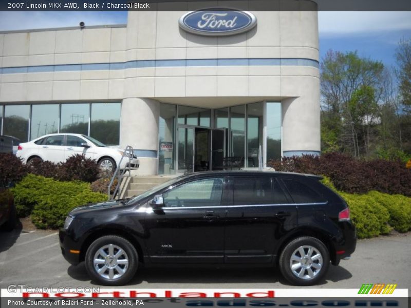 Black / Charcoal Black 2007 Lincoln MKX AWD