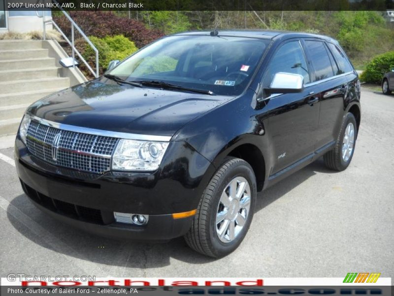 Black / Charcoal Black 2007 Lincoln MKX AWD