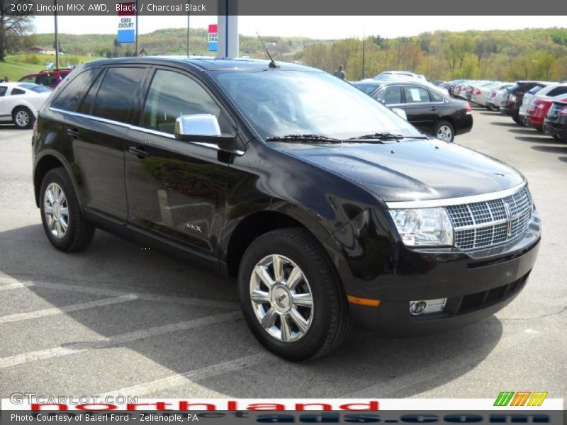 Black / Charcoal Black 2007 Lincoln MKX AWD