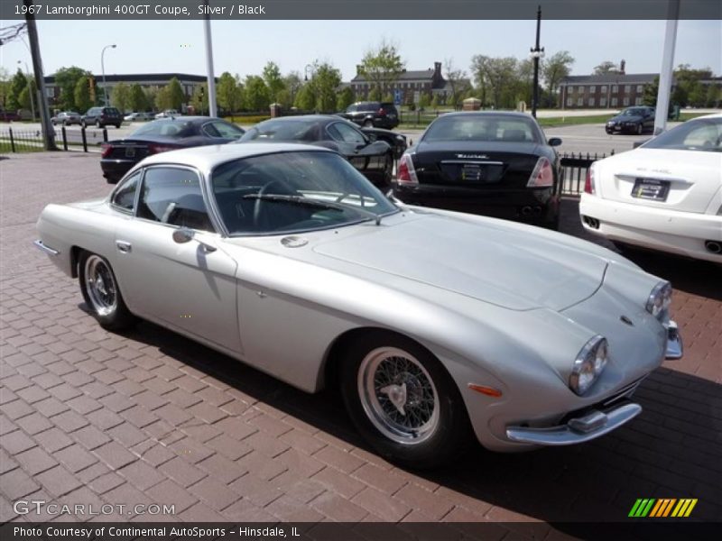 Silver / Black 1967 Lamborghini 400GT Coupe