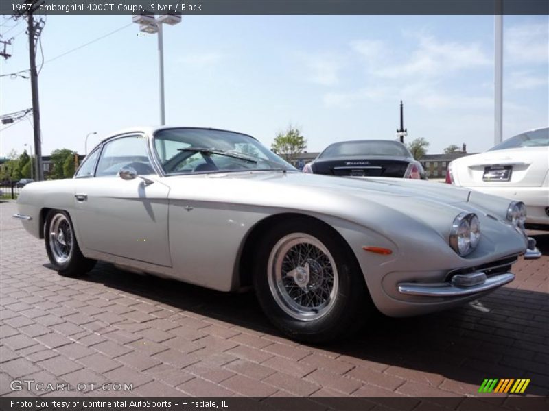 Silver / Black 1967 Lamborghini 400GT Coupe