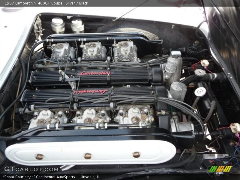  1967 400GT Coupe Engine - 4.0 Liter 6x2V Weber DOHC 24-Valve V12