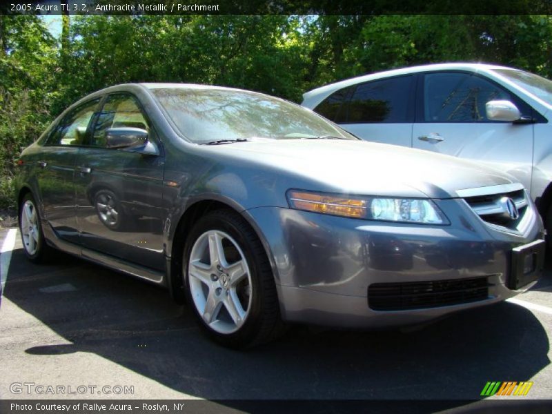 Anthracite Metallic / Parchment 2005 Acura TL 3.2