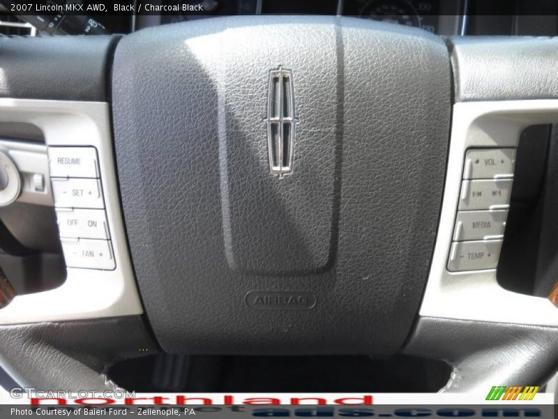 Black / Charcoal Black 2007 Lincoln MKX AWD