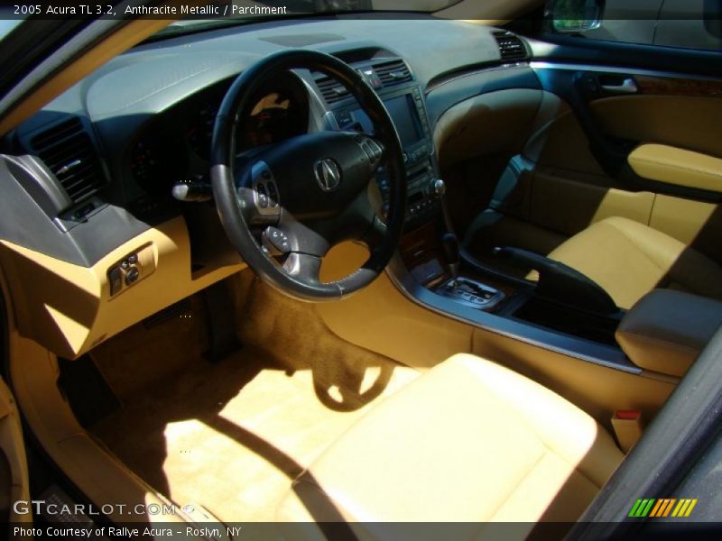 Anthracite Metallic / Parchment 2005 Acura TL 3.2