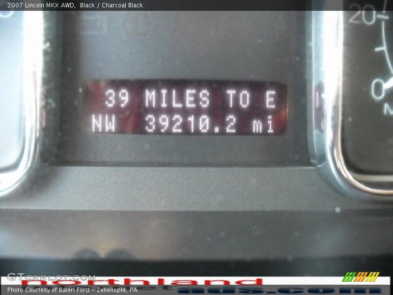 Black / Charcoal Black 2007 Lincoln MKX AWD
