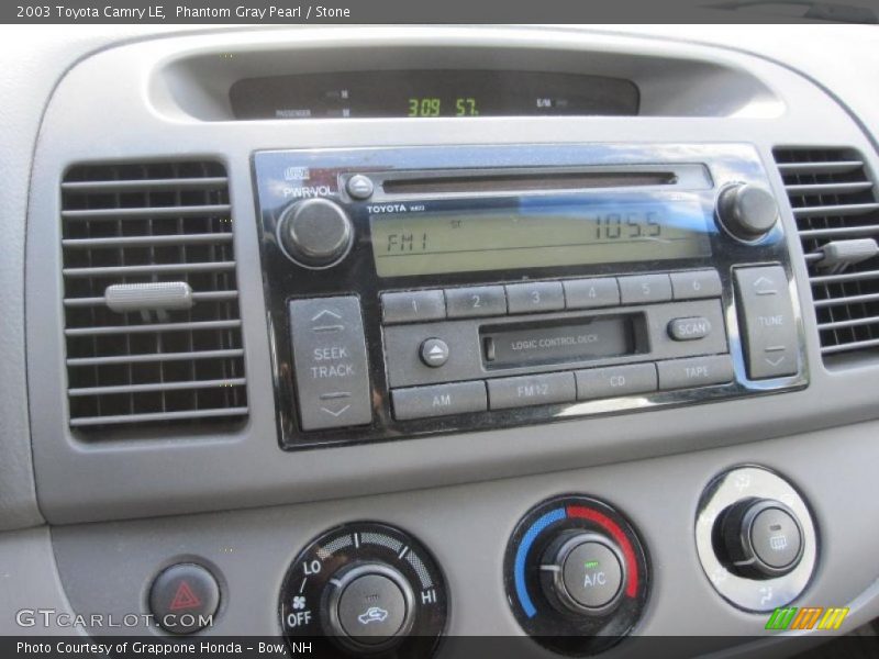 Phantom Gray Pearl / Stone 2003 Toyota Camry LE