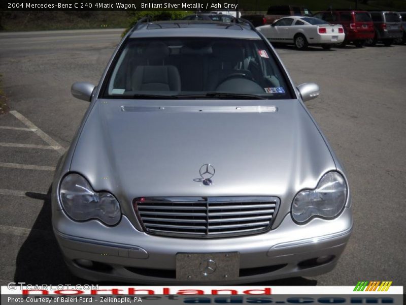 Brilliant Silver Metallic / Ash Grey 2004 Mercedes-Benz C 240 4Matic Wagon