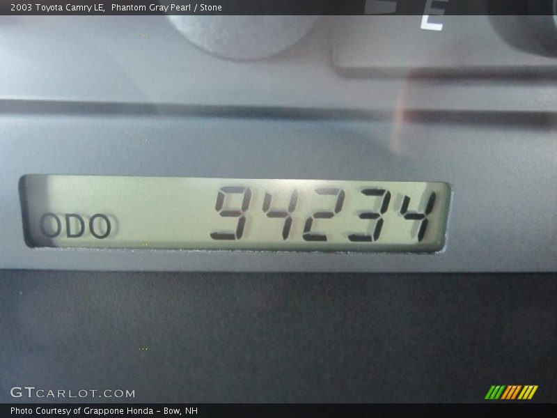 Phantom Gray Pearl / Stone 2003 Toyota Camry LE