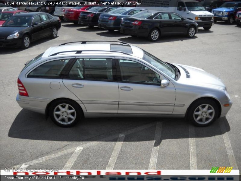 Brilliant Silver Metallic / Ash Grey 2004 Mercedes-Benz C 240 4Matic Wagon