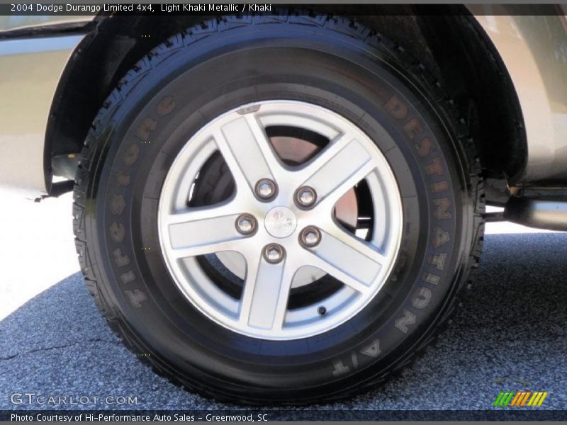 Light Khaki Metallic / Khaki 2004 Dodge Durango Limited 4x4