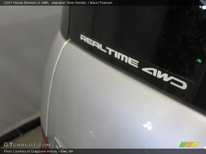 Alabaster Silver Metallic / Black/Titanium 2007 Honda Element LX AWD