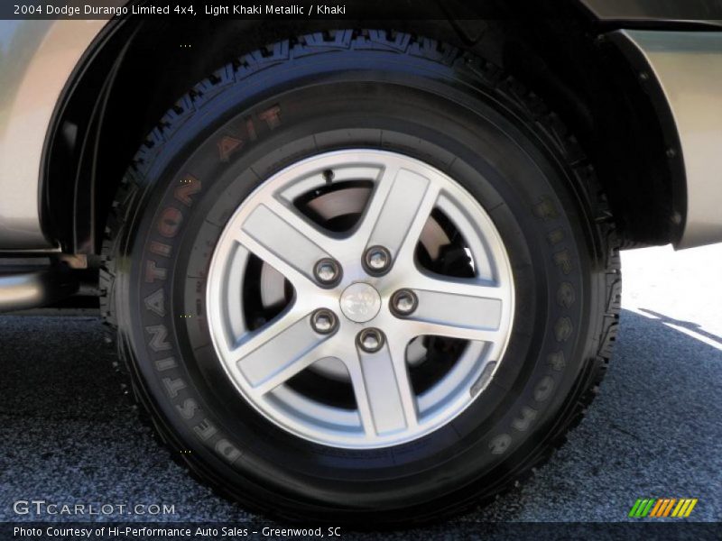 Light Khaki Metallic / Khaki 2004 Dodge Durango Limited 4x4