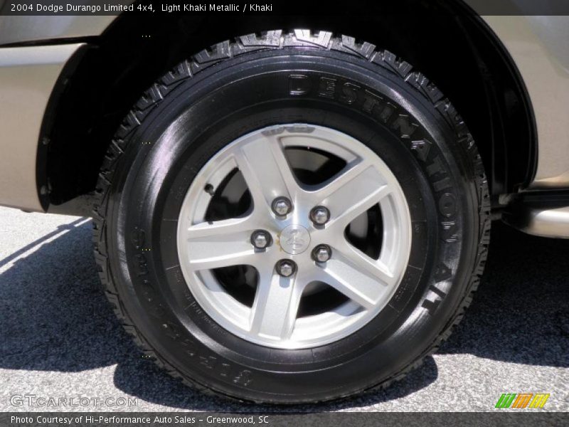 Light Khaki Metallic / Khaki 2004 Dodge Durango Limited 4x4