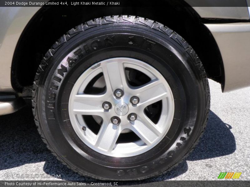 Light Khaki Metallic / Khaki 2004 Dodge Durango Limited 4x4