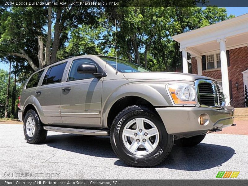 Light Khaki Metallic / Khaki 2004 Dodge Durango Limited 4x4