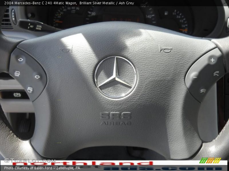 Brilliant Silver Metallic / Ash Grey 2004 Mercedes-Benz C 240 4Matic Wagon