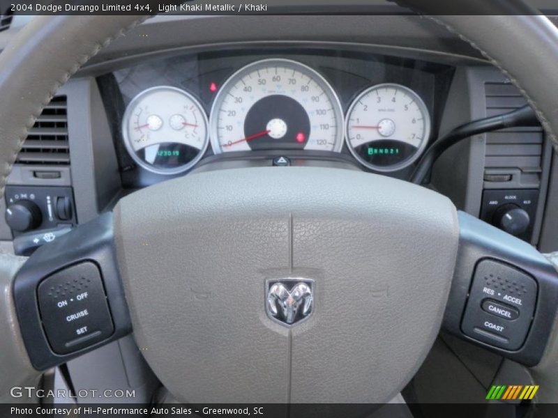 Light Khaki Metallic / Khaki 2004 Dodge Durango Limited 4x4
