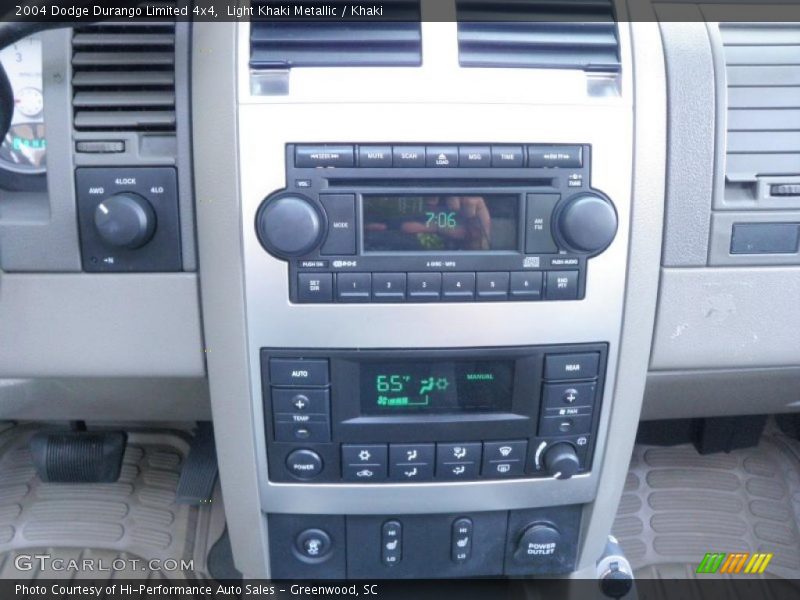 Light Khaki Metallic / Khaki 2004 Dodge Durango Limited 4x4