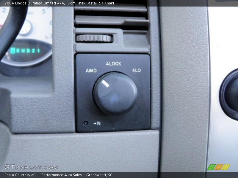 Light Khaki Metallic / Khaki 2004 Dodge Durango Limited 4x4