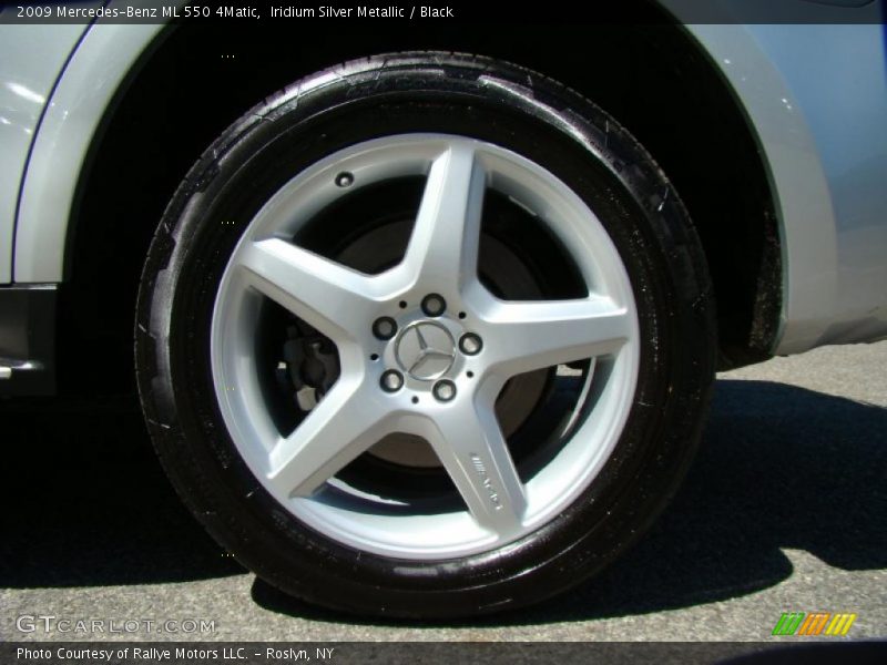 Iridium Silver Metallic / Black 2009 Mercedes-Benz ML 550 4Matic