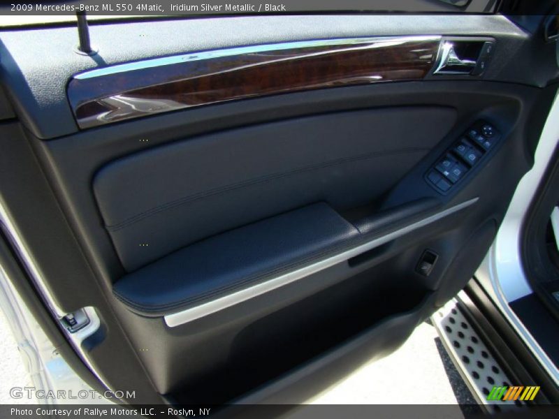 Iridium Silver Metallic / Black 2009 Mercedes-Benz ML 550 4Matic