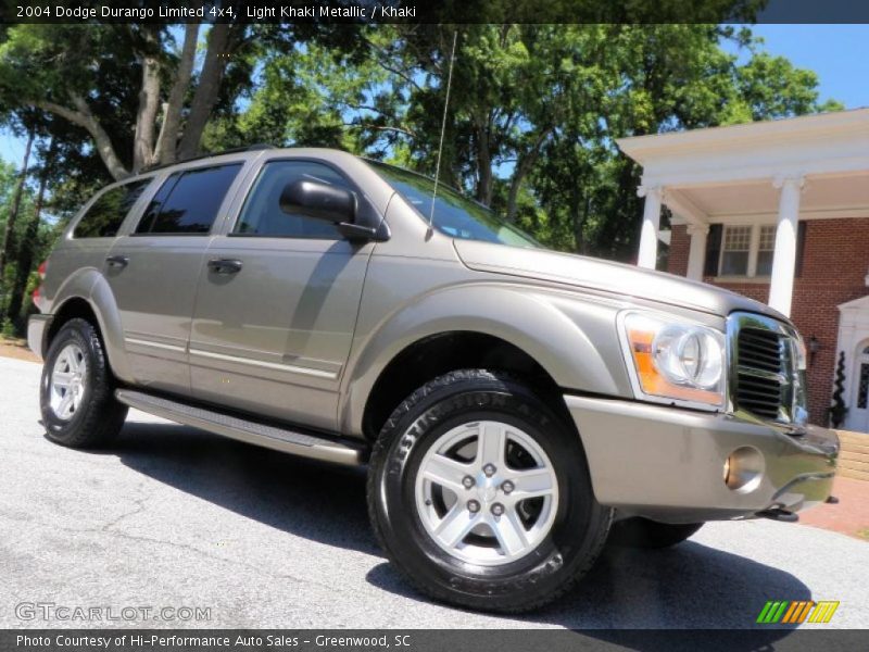 Light Khaki Metallic / Khaki 2004 Dodge Durango Limited 4x4