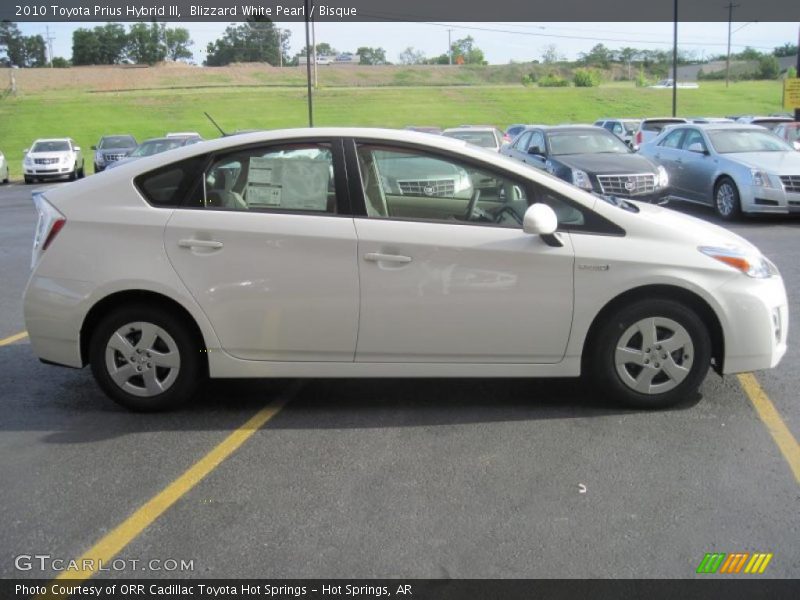 Blizzard White Pearl / Bisque 2010 Toyota Prius Hybrid III