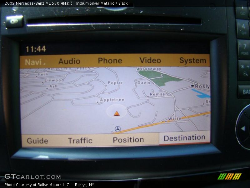 Iridium Silver Metallic / Black 2009 Mercedes-Benz ML 550 4Matic